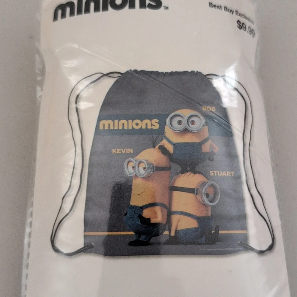 NIB - Minions Drawstring Backpack - Picture 4 of 4